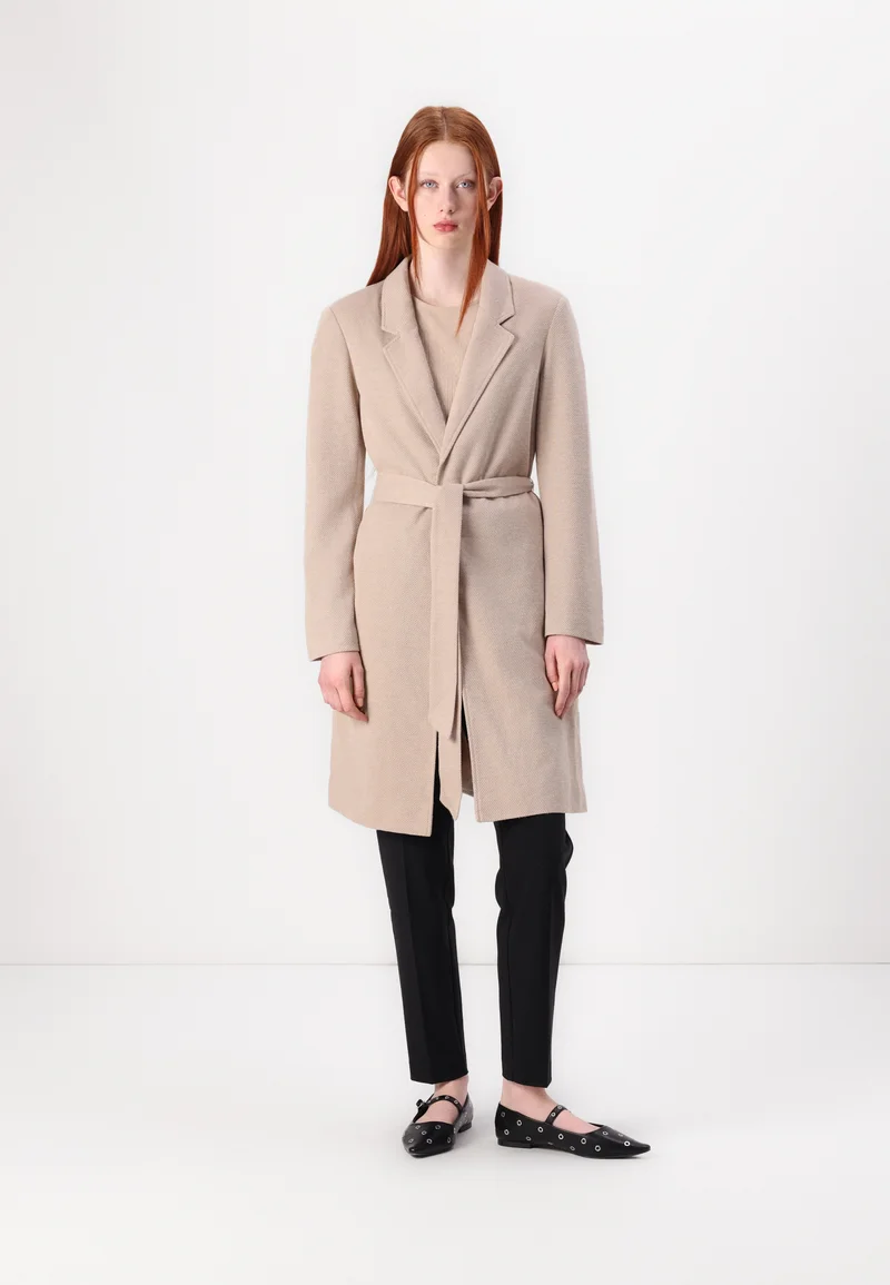 largest collection Vero Moda VMRICA LONG WRAP - Blazer simply taupe Clothing Jackets & Blazers Blazers