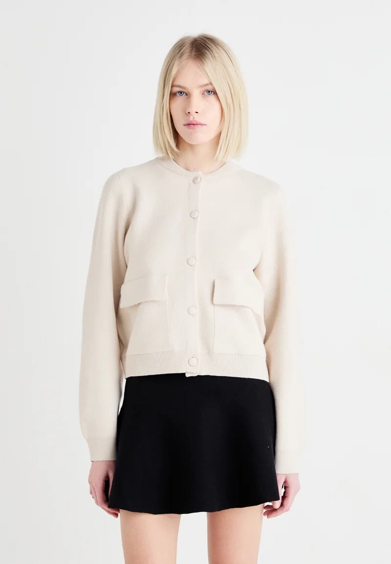 Elegant Factory Outlet Vero Moda VMAPPLE ONECK  - Bomber Jacket birch Clothing Knitwear & Cardigans Cardigans