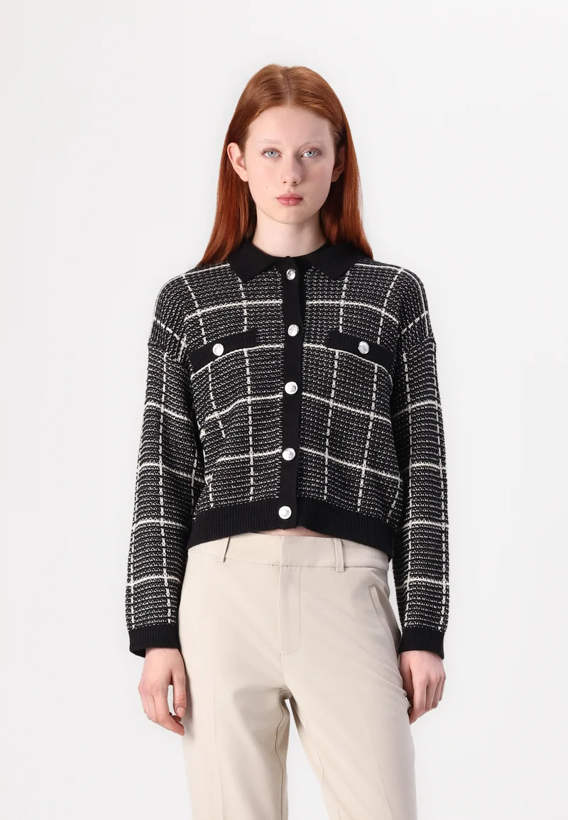 On Sale Vero Moda VMSHORNA CARDIGAN - Cardigan black/birch Clothing Knitwear & Cardigans Cardigans