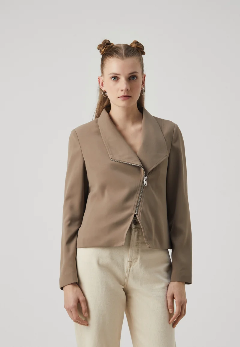 Top Designer Collections Vero Moda VMJANNI TAILORED JACKET - Summer jacket shitake Clothing Jackets & Blazers Bomber Jackets