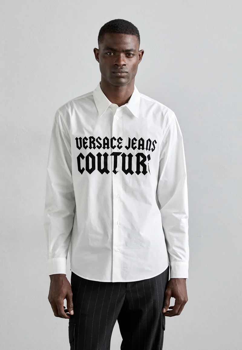 premier fashion designer Versace Jeans Couture GOTH - Shirt white Clothing Sale Shirts Business Shirts