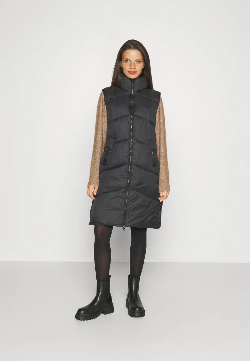 complete in specifications Vero Moda Petite VMUPPSALA WAISTCOAT  - Waistcoat black Clothing Jackets & Blazers Bomber Jackets