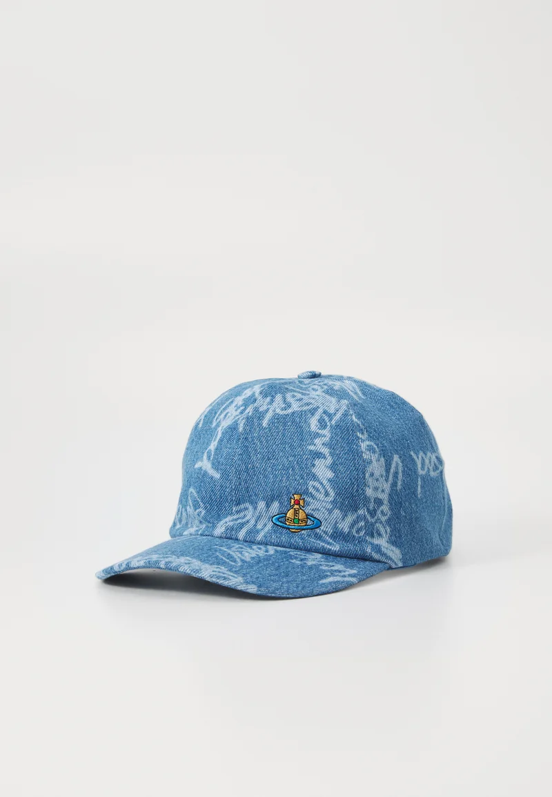 professional online store Vivienne Westwood GRID BLUE BASEBALL UNISEX - Cap grid/blue Accessories Hats & headscarves Caps