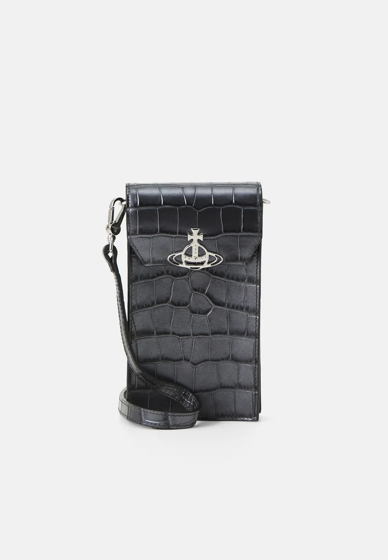 glamorous Vivienne Westwood PHONE BAG UNISEX - Phone pouch anthracite Accessories Lifestyle Electronics Cases & Covers