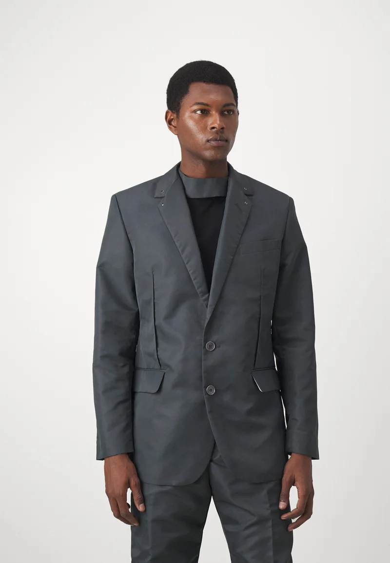Factory Outlet WOOD WOOD HANNI BLAZER - Suit jacket dark grey Streetwear Sale Streetwear Clothing Swimwear Blazer jackets
