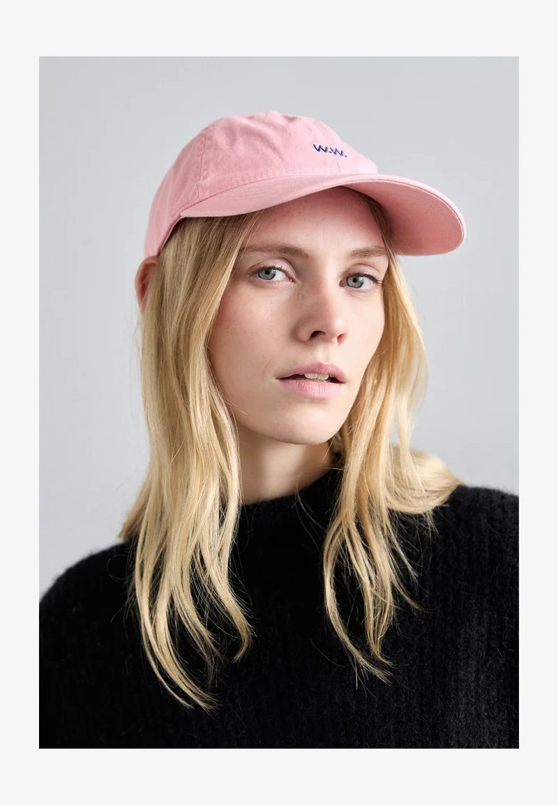 official online website WOOD WOOD WWLOW PROFILE UNISEX - Cap seashell pink Accessories Beanies, hats & caps Caps