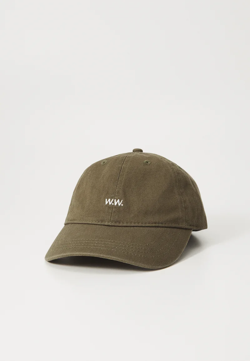 vast selection WOOD WOOD WW LOW PROFILE EMBROIDERY  - Cap dusty olive Accessories Hats & headscarves Caps