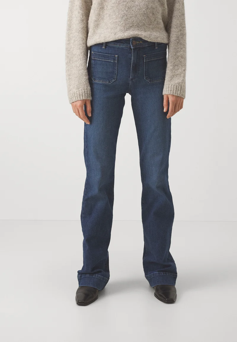 best-loved Wrangler Flared Jeans - blue denim Clothing Bootcut & Flared