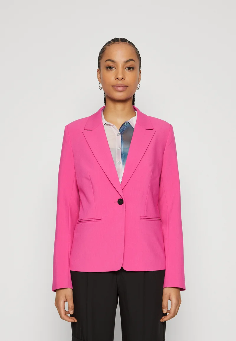 UK store YAS BELLA LS  - Blazer raspberry rose Clothing Jackets & Blazers Bomber Jackets