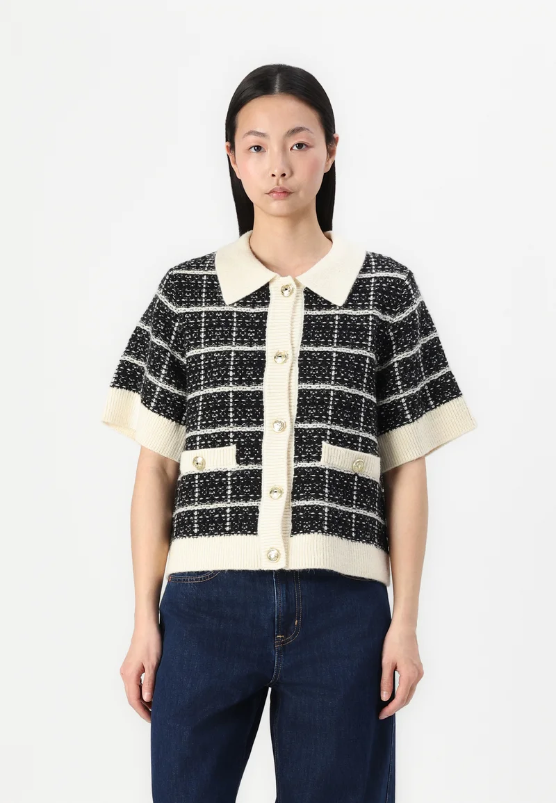 stylish YAS YASLIVIA CARDIGAN - Cardigan black Clothing Knitwear & Cardigans Cardigans