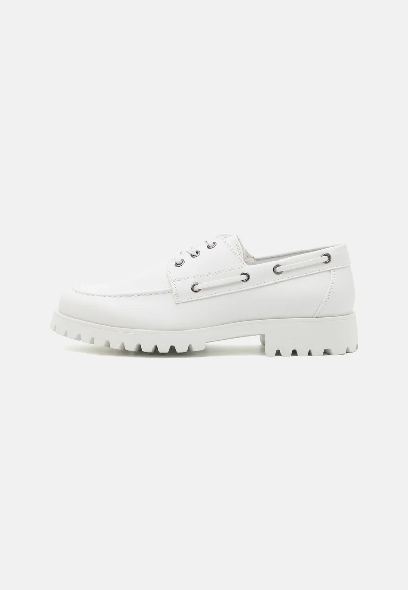 Clearance YOURTURN UNISEX - Boat shoes white Shoes Sale Lace-up shoes Boat shoes