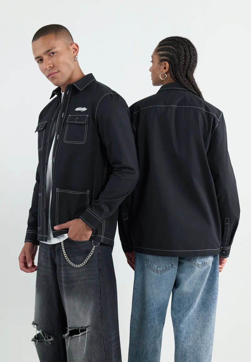 USA official online shop YOURTURN UNISEX - Shirt black/white Clothing Sale Shirts Business Shirts
