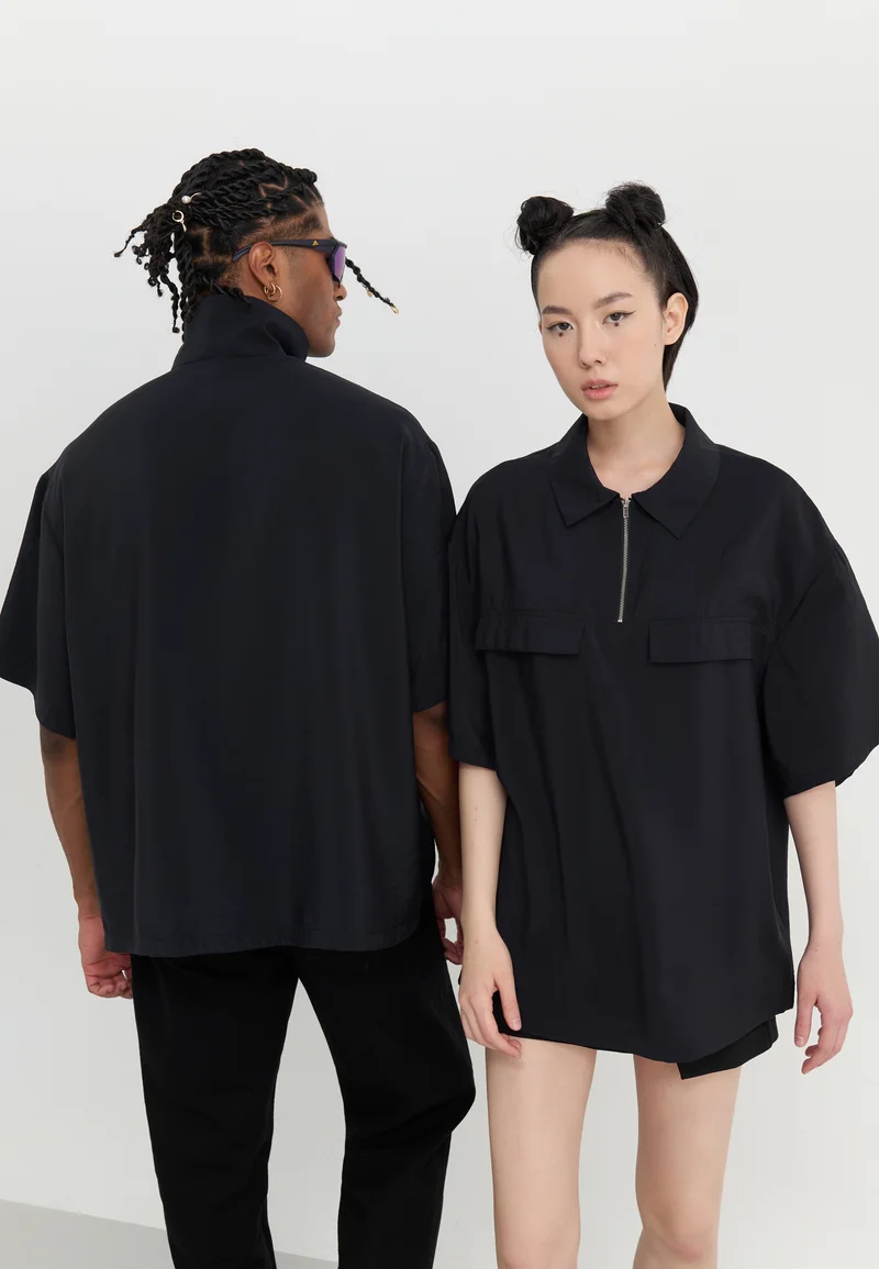 Online Here YOURTURN Blouse - black Clothing Sale Shirts Business Shirts