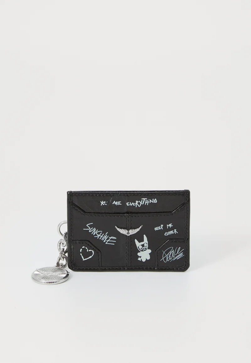 stable quality Zadig & Voltaire SUNNY PASS TAG - Business card holder noir Accessories Wallets & card holders Card cases