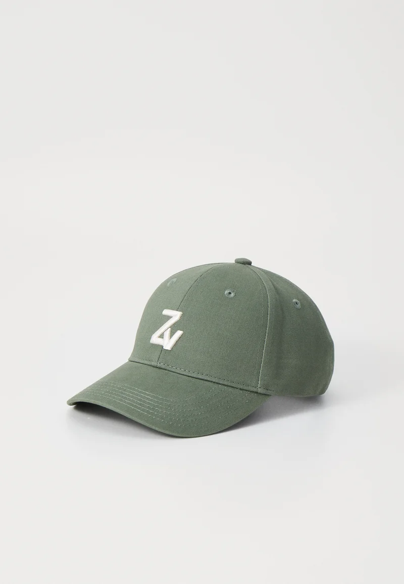 luxury fashion brands Zadig & Voltaire KLELIA INITIALE UNISEX - Cap kaki Accessories Beanies, hats & caps Caps