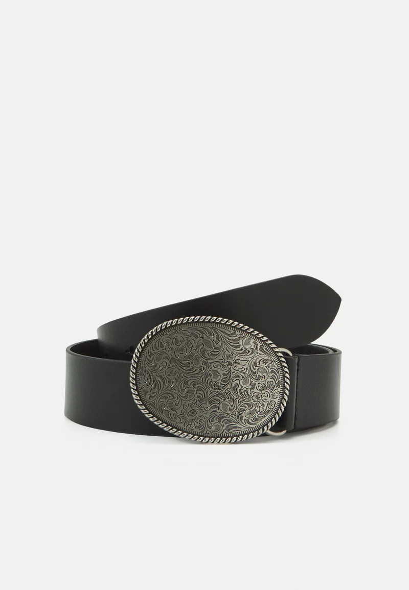 high quality guarantee Zign LEATHER UNISEX - Belt black Accessories Sale Belts Braided belt