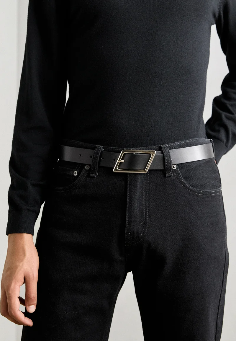 best-loved Zign LEATHER UNISEX - Belt black/gold-coloured Accessories Sale Belts Braided belt
