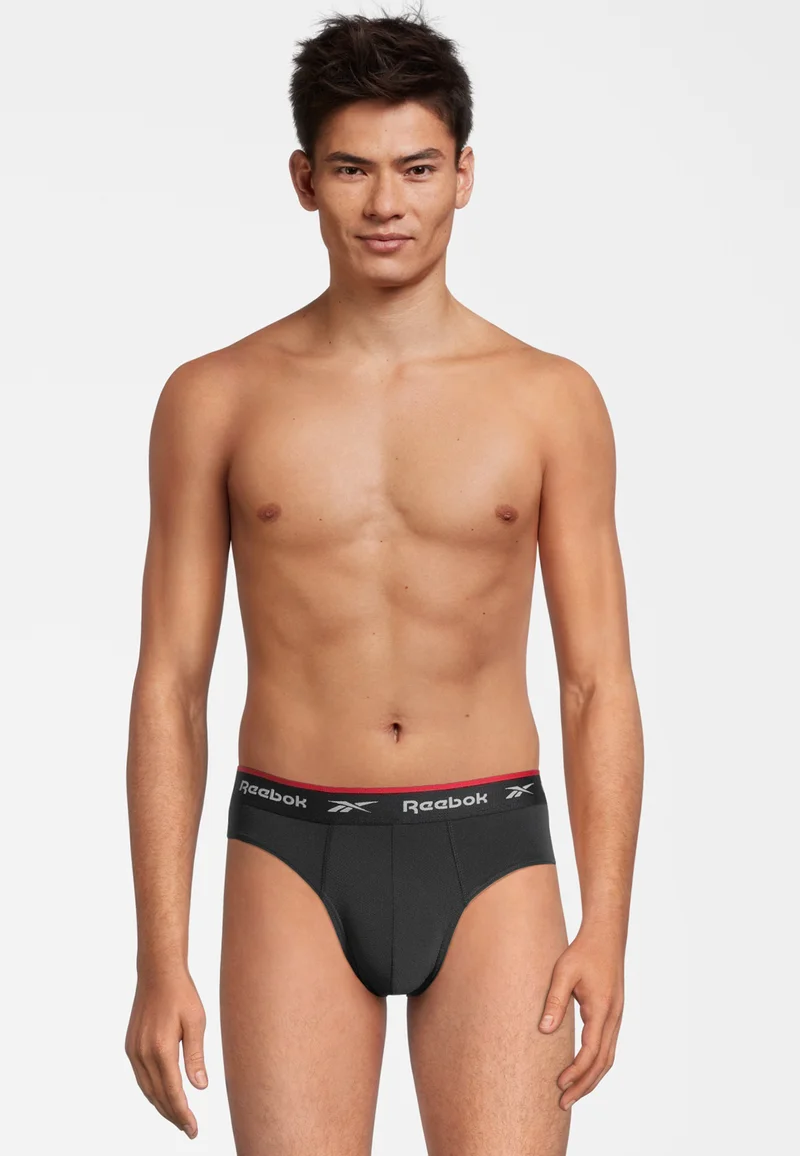 amazing selection Reebok 3 PACK - Briefs black/grey marl/white Clothing Sale Sportswear Underwear & baselayers Briefs & shorts
