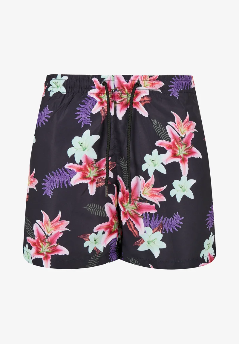 premier fashion designer Urban Classics Swimming shorts - dark jungle aop Clothing Swimwear Swim trunks Briefs
